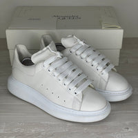 (RESERVERET) Alexander McQueen Sneakers, 'White Leather' Oversized (43)