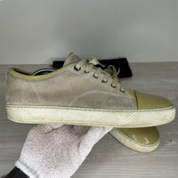 Lanvin Sneakers, Herre 'Olive' Lak Toe (43)