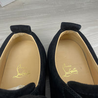 Christian Louboutin Sneakers, 'Black Suede' Junior Spikes (42)