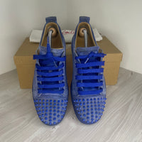 Christian Louboutin Sneakers, 'Electric Blue' Junior Spikes (42)