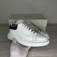 Alexander McQueen Sneakers, 'Hvid Læder' Oversized (41.5)