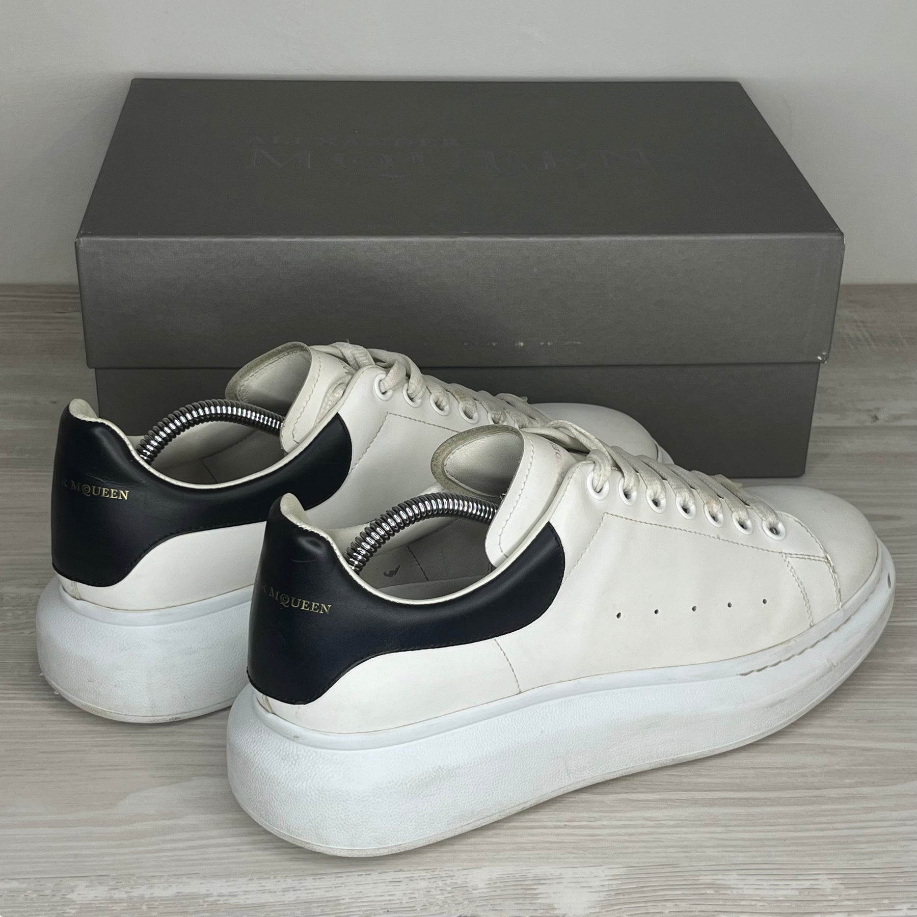 Alexander McQueen Sneakers, Herre Oversized 'Hvid' Læder (43) 🔌