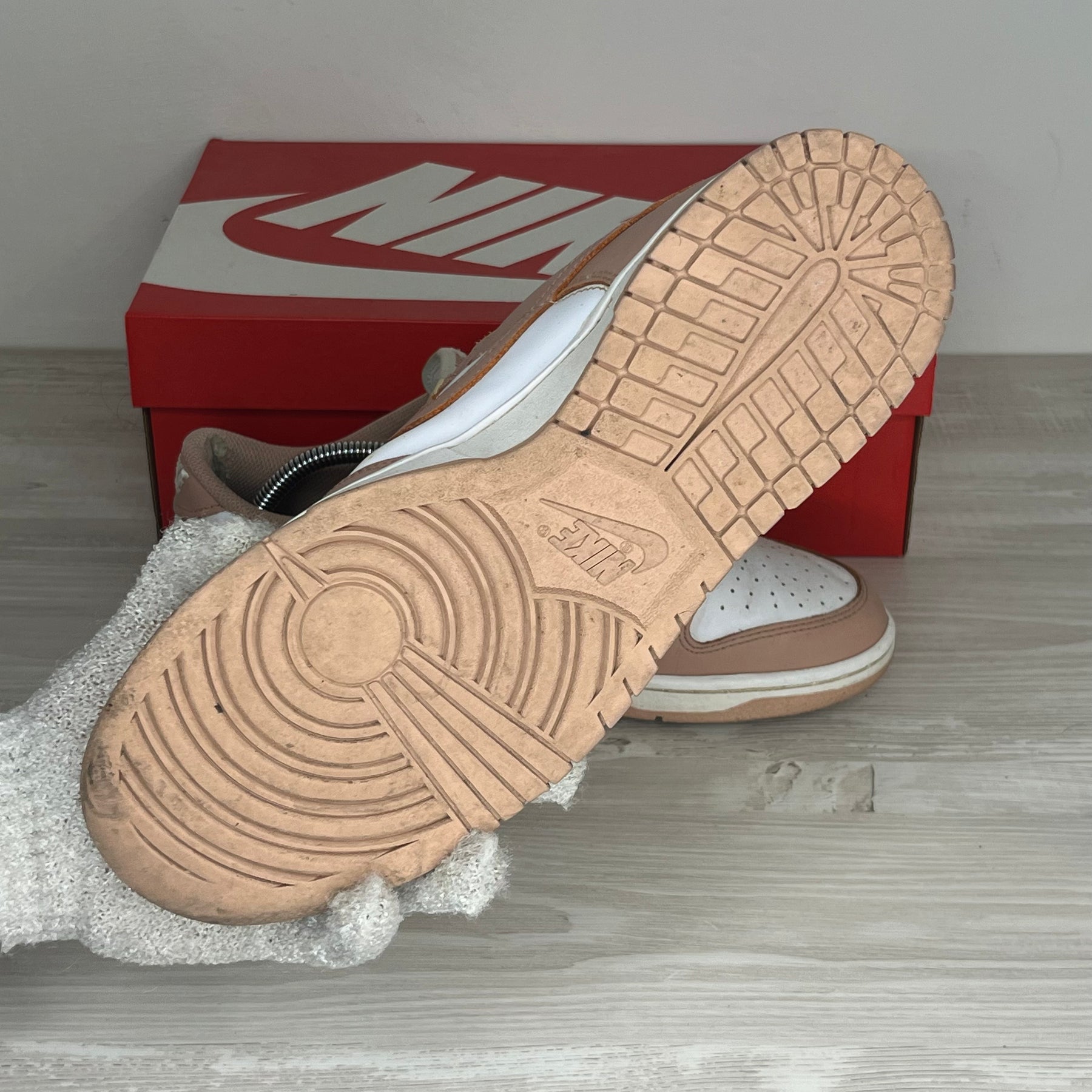 Nike Sneakers, Herre 'Rose Whisper' Dunk Low (43) 🏵️