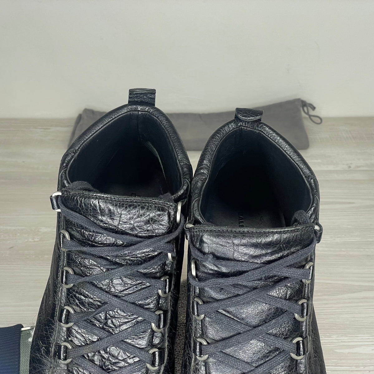 Balenciaga Sneakers, Herre 'Sort' Arena High Tops (43) ♟️