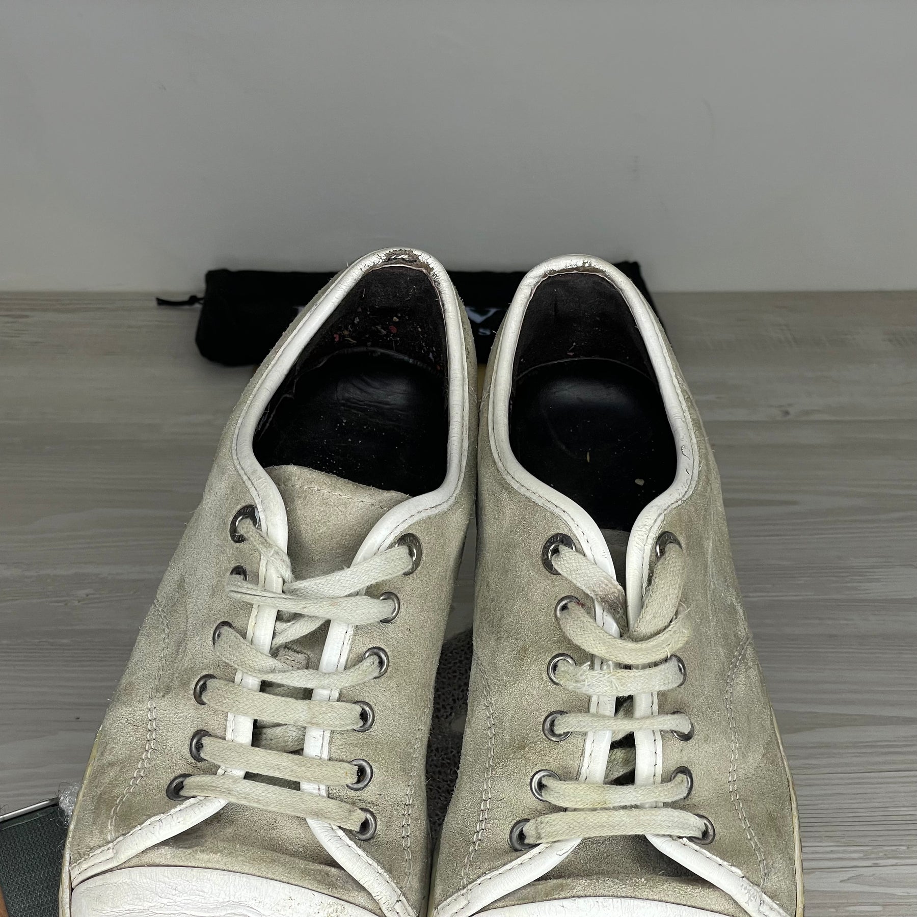 Lanvin Sneakers, Herre 'Beige' Mat Toe (42) 🥯