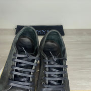 Lanvin Sneakers, Herre 'Sort Ruskind' Lak Toe (42) ⭐️
