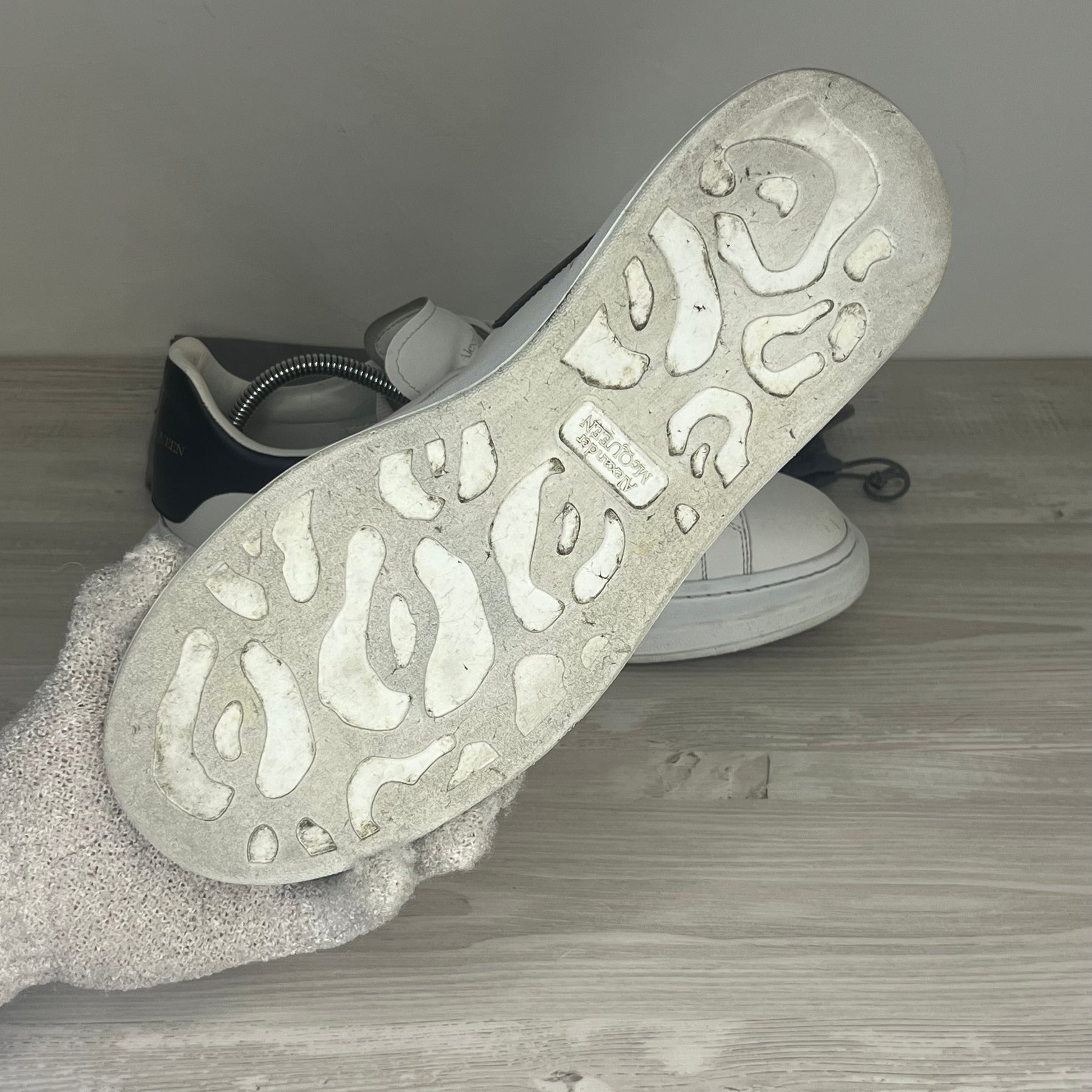 Alexander McQueen Sneakers, Herre Oversized 'White Leather' (43) 🥱