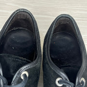 Lanvin Sneakers, Herre 'Sort' Ruskind Lak Toe (44) 🐾