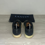 Lanvin Sneakers, Herre 'Sort' Ruskind Lak Toe (39) 😦