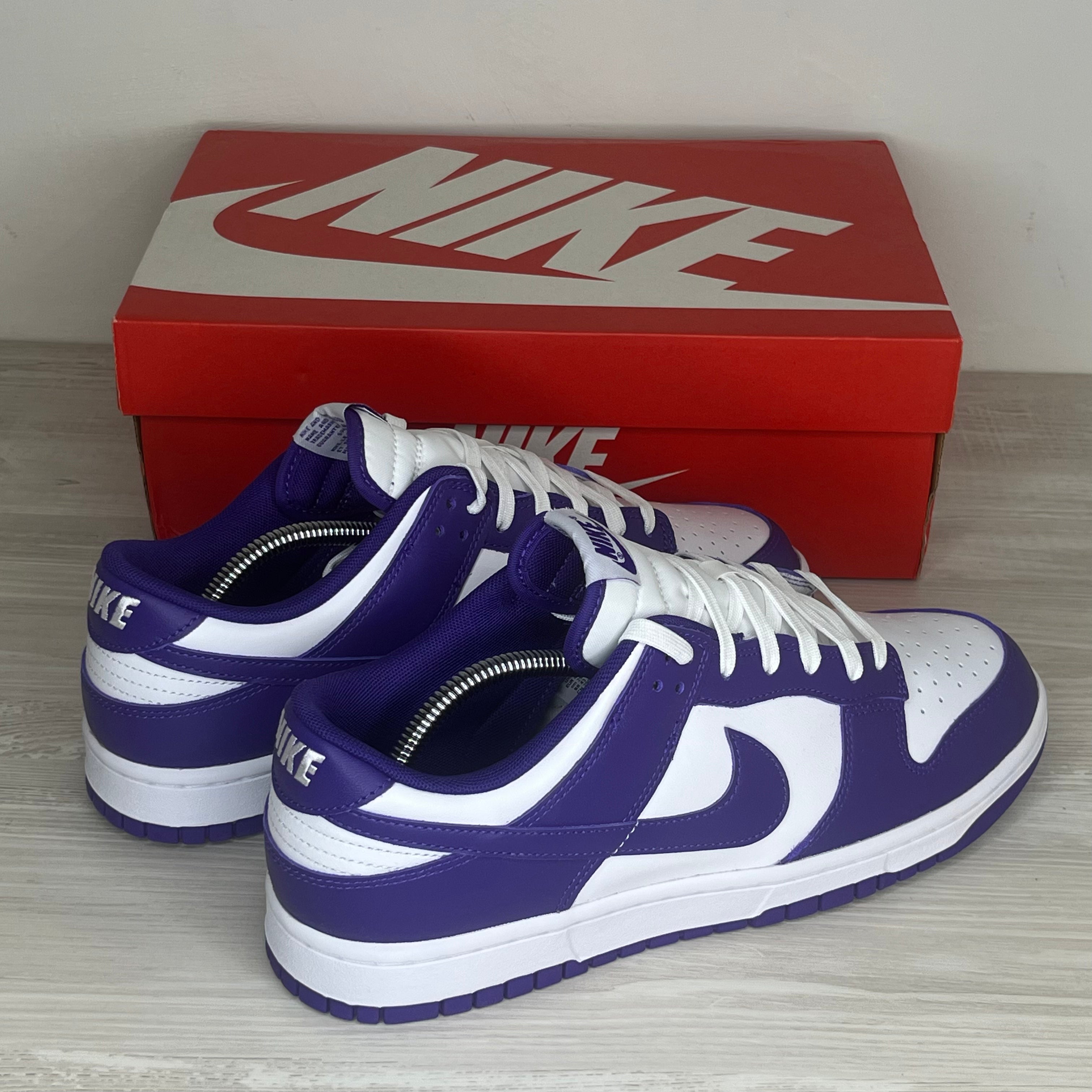 Nike Sneakers, Herre 'Lilla' Championship Court Purple Dunk Low (45) 👟