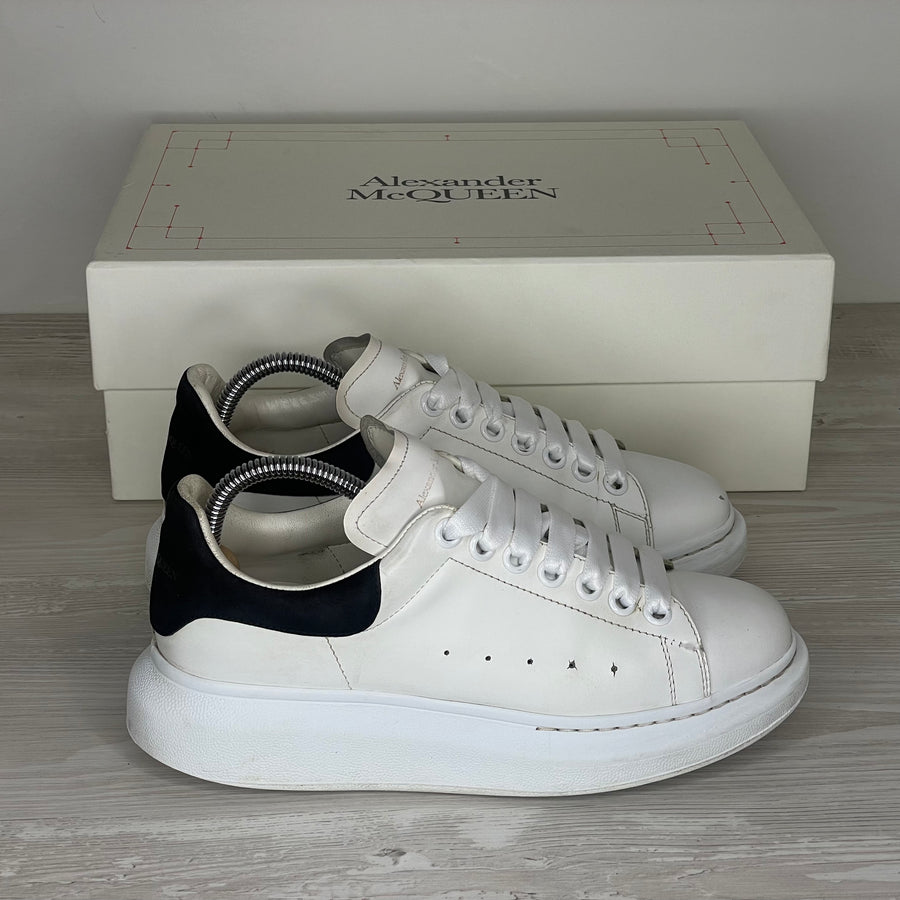 Alexander McQueen Sneakers, 'Hvid Læder' Oversized (38.5) 🐼
