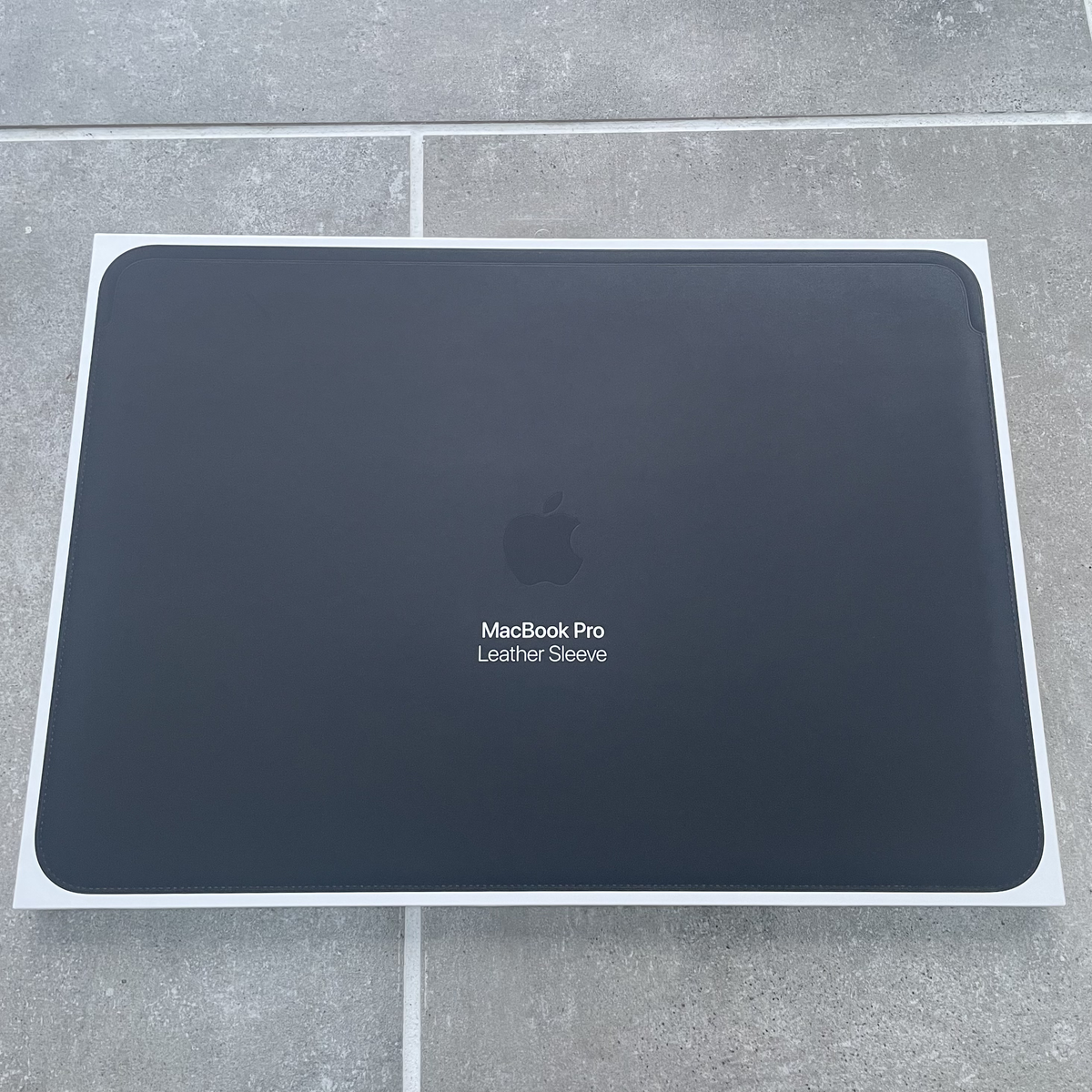 Apple Sleeve, Macbook Pro 15" Læder-sleeve (Sort) 💻