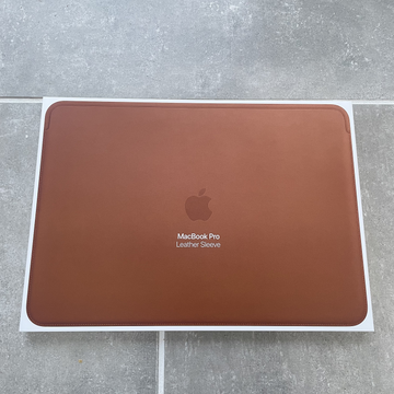 Apple Sleeve, Macbook Pro 15" Læder-sleeve (Saddle Brown) 💻