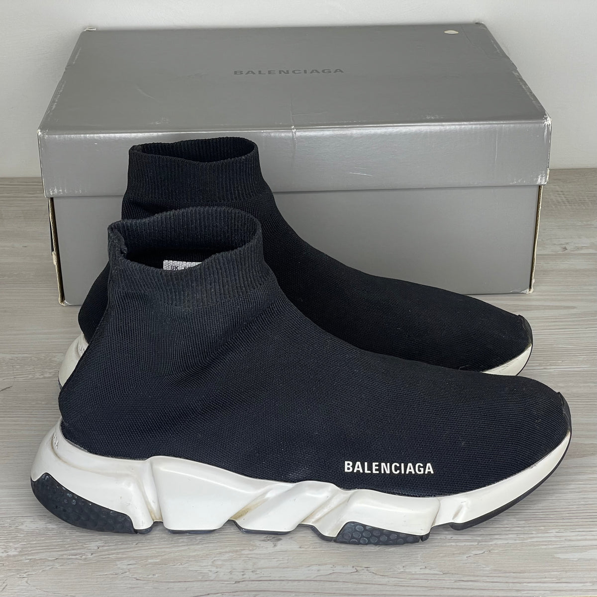 Balenciaga Sneakers, Herre 'Sort' Speed Trainers (44) 🎩