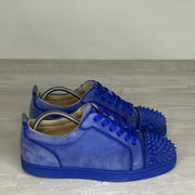 Christian Louboutin Sneakers, Herre 'Blå' Ruskind Atlantic (40.5) 🔵