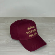 Dsquared2 Cap, Unisex 'Bordeaux Rød' Catenacci Brotherhood (Onesize) 🎩