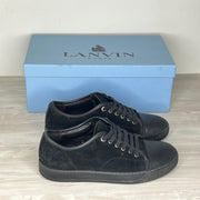 Lanvin Sneakers, Herre 'Black' Mat Toe (40)
