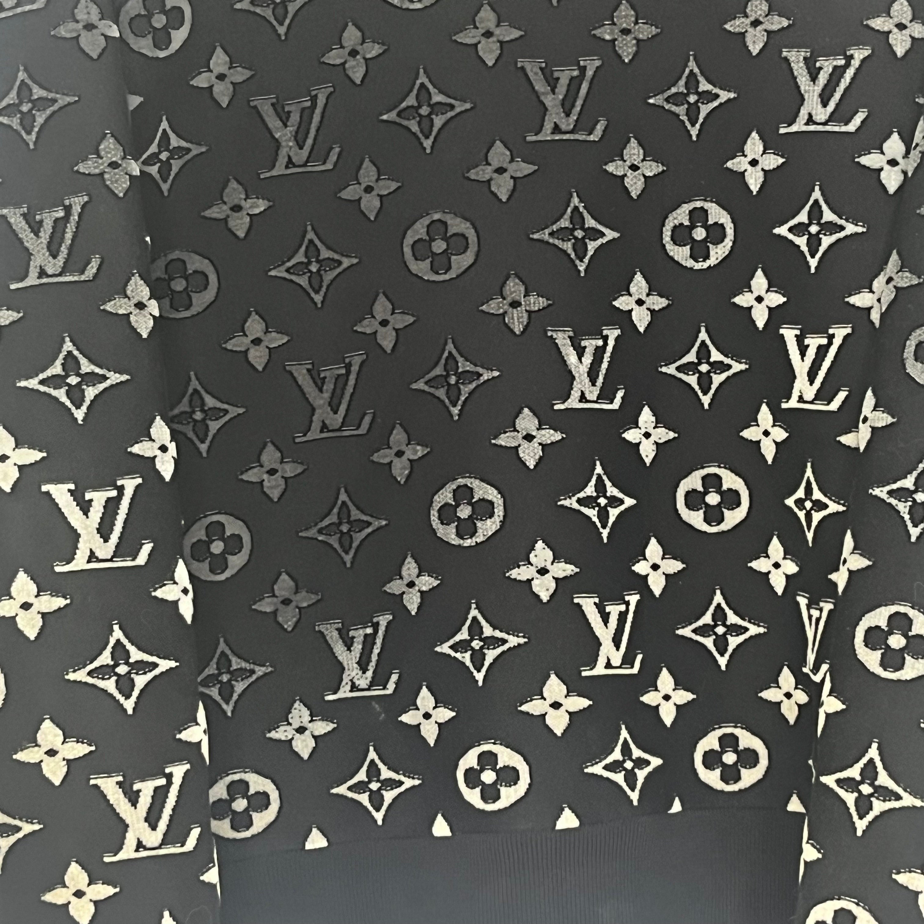 Louis Vuitton Trøje, Herre 'Sort' Gradient Monogram (S) 😁