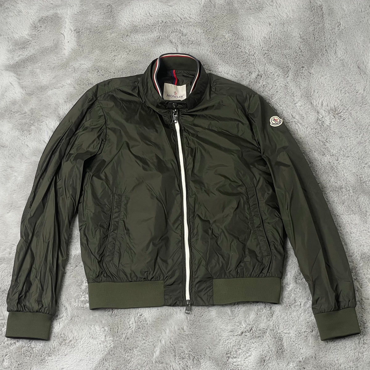 Moncler Vindjakke, Herre 'Army Grøn' Miroir Giubbotto (M3) 🫒