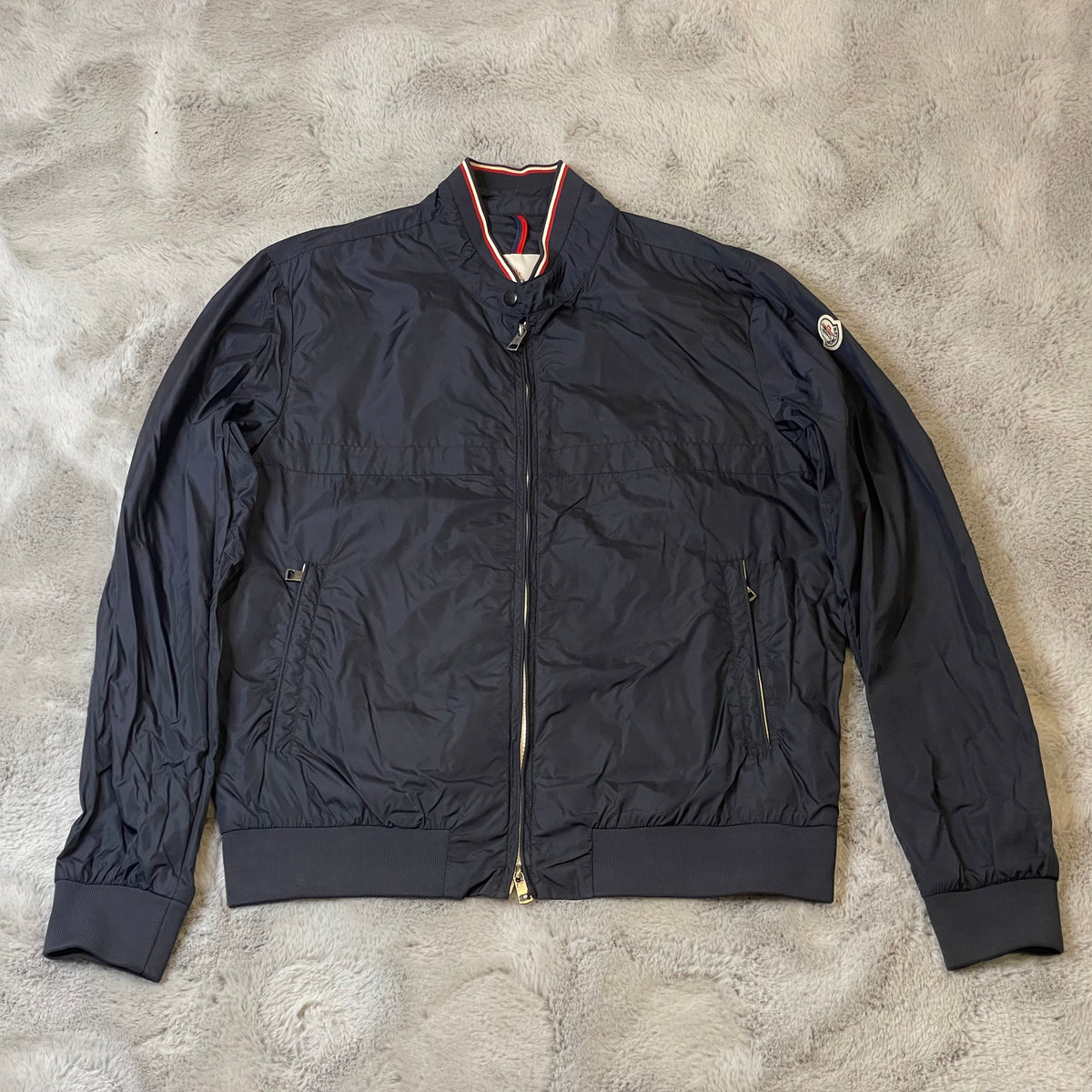 Moncler Vindjakke, Herre 'Blå / Mørke blå / Navy' Albert Giubotto (M5) 😇