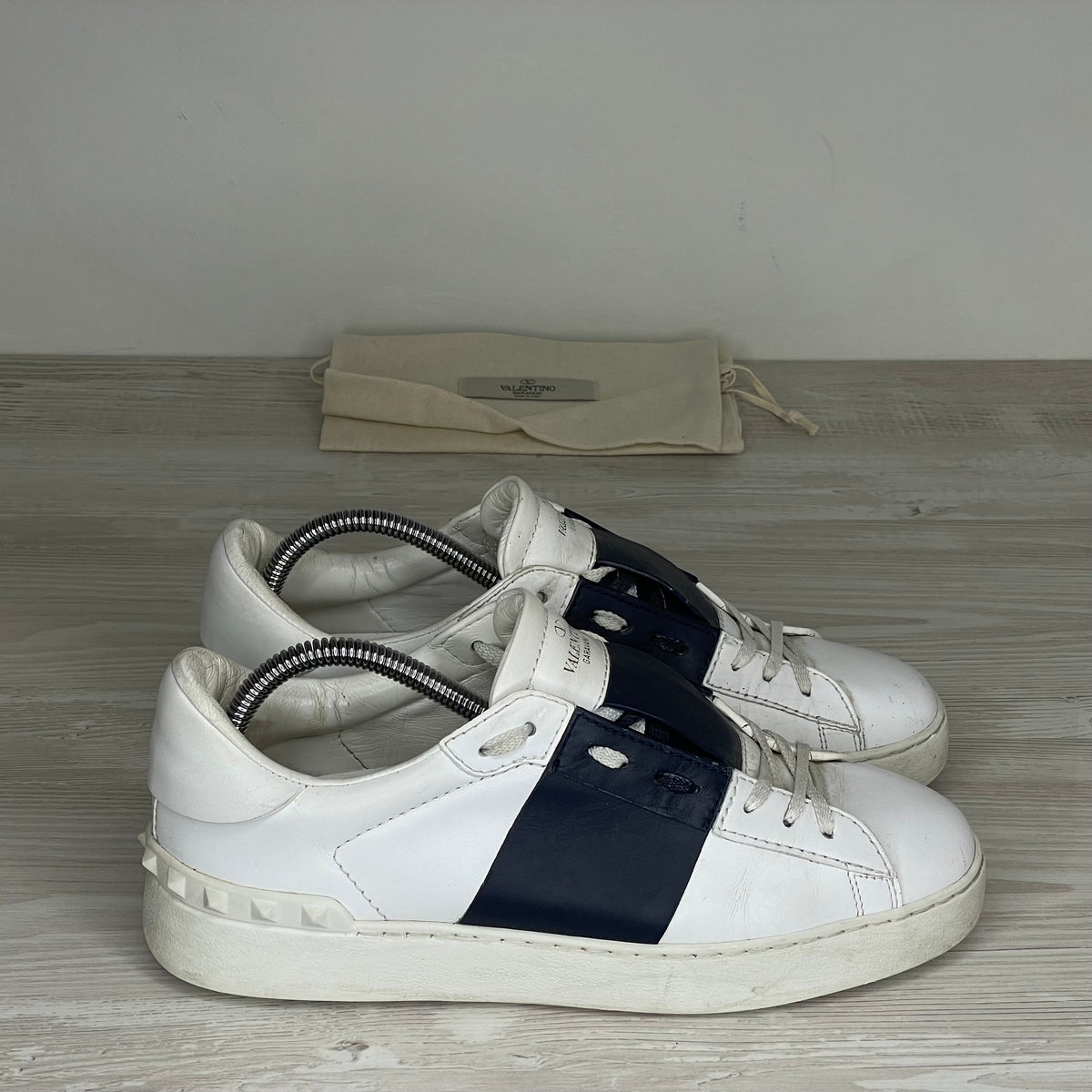 Valentino Sneakers, Kvinde 'Mørkeblå' Open (39.5) 🥶