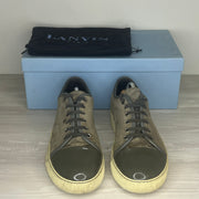 Lanvin Sneakers, Herre ‘Grey Suede' Lak Toe (43) 🐘
