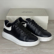 Alexander McQueen Sneakers, 'Sort Læder' Oversized (45) 🦺