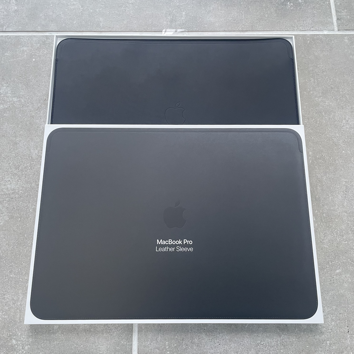 Apple Sleeve, Macbook Pro 15" Læder-sleeve (Sort) 💻
