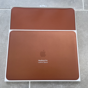Apple Sleeve, Macbook Pro 15" Læder-sleeve (Saddle Brown) 💻