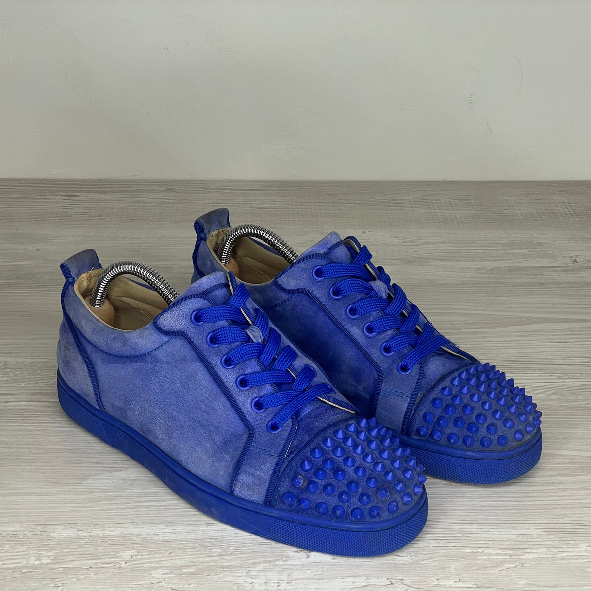 Christian Louboutin Sneakers, Herre 'Blå' Ruskind Atlantic (40.5) 🔵