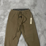 Fear of God Essentials Bukser, Herre Sweatpants Drawstring Lounge Pants 'Wood / Brun' (Small) ⌚️