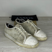 Lanvin Sneakers, Herre 'Beige' Mat Toe (42) 🥯