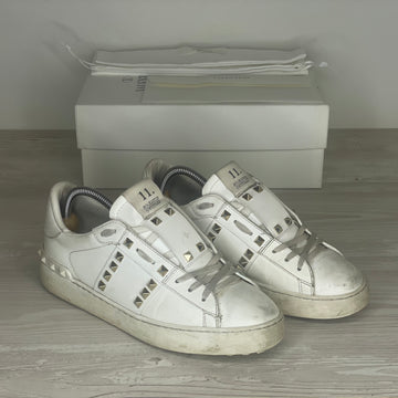 Valentino Sneakers, Dame 'Hvid' Rockstud (38) 🕊️