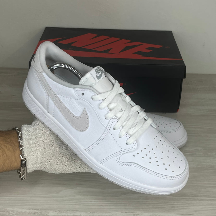 Nike Sneakers, Herre Air Jorden Low 'White' (44)👟