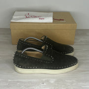 Christian Louboutin Sneakers, Herre Pik Boat 'Grøn' Bosco Metal (42.5) 😶‍🌫️