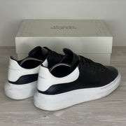 Alexander McQueen Sneakers, 'Sort Læder' Oversized (45) 🦺