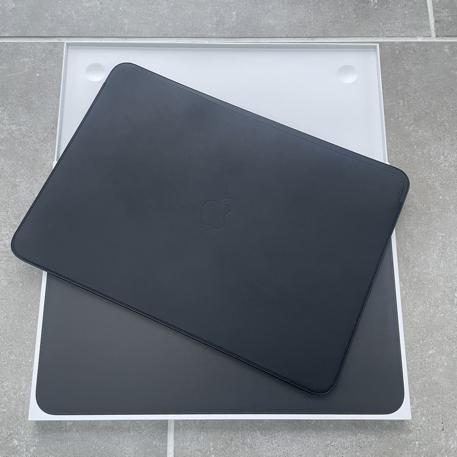 Apple Sleeve, Macbook Pro 15" Læder-sleeve (Sort) 💻
