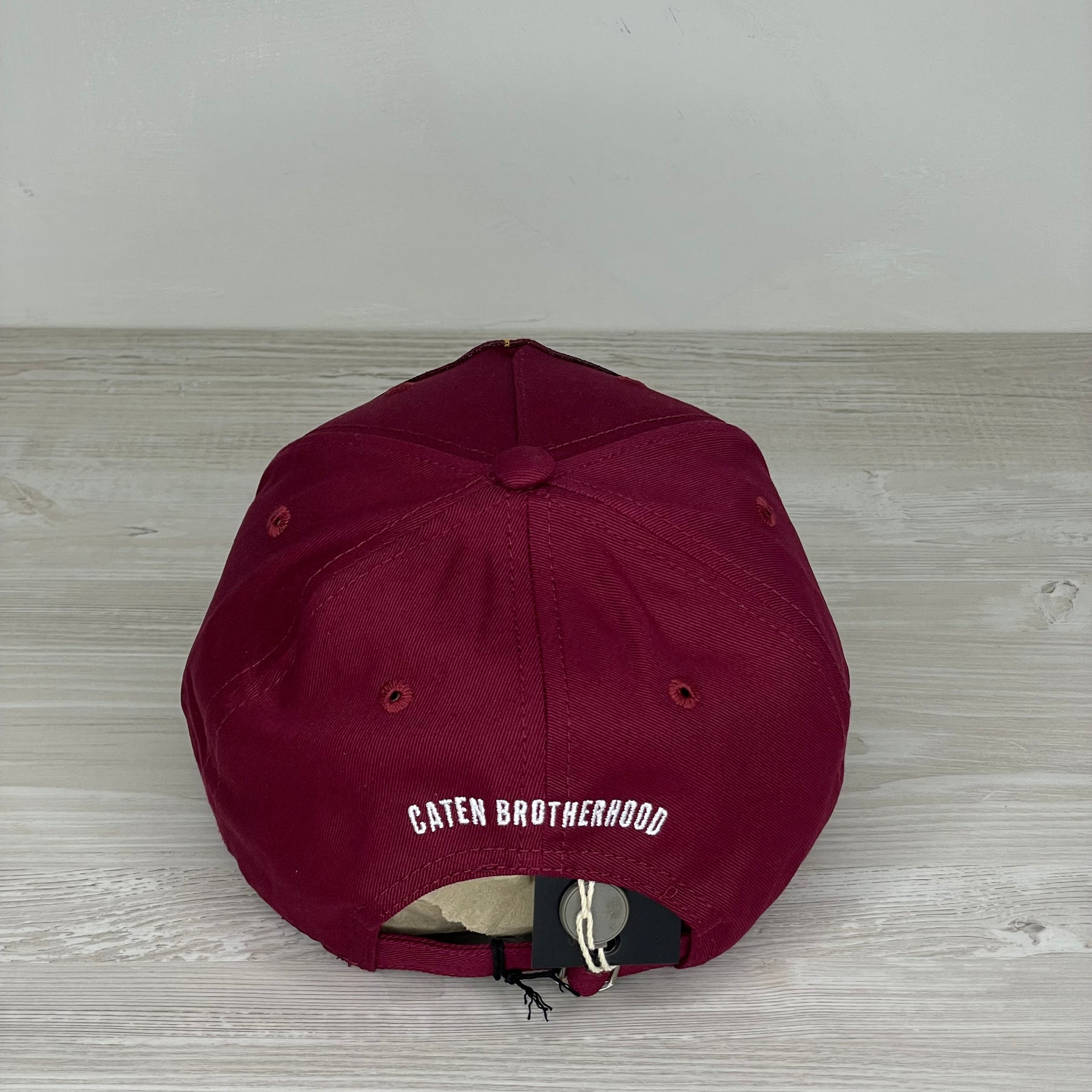 Dsquared2 Cap, Unisex 'Bordeaux Rød' Football Club (Onesize) 👒