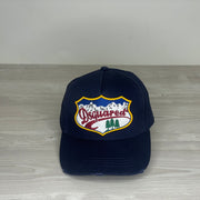 Dsquared2 Cap, Unisex 'Navy Blå' Mountain (Onesize) 🥶