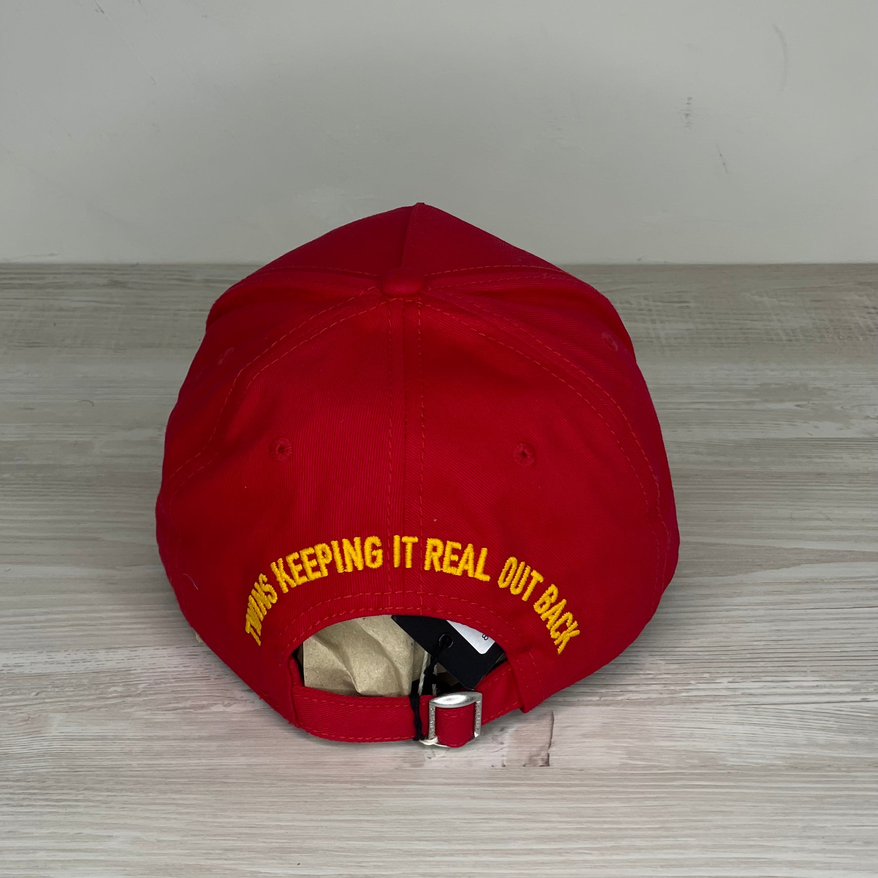 Dsquared2 Cap, Unisex 'Rød' City of Wood (Onesize) 🍁
