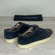 Lanvin Sneakers, Herre 'Mørkeblå' Lak Toe (43) ⛑️