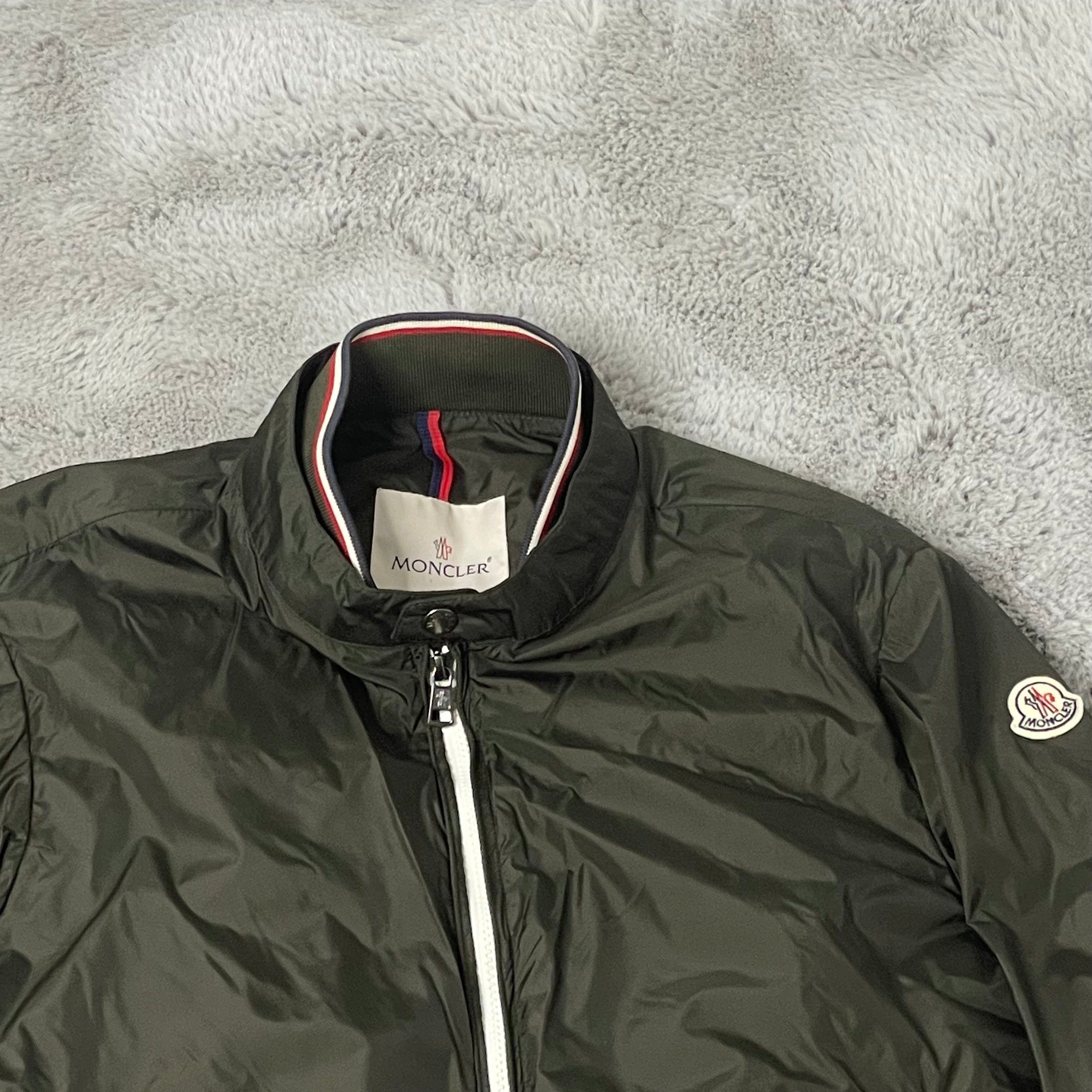 Moncler Vindjakke, Herre 'Army Grøn' Miroir Giubbotto (M3) 🫒