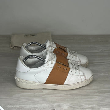 Valentino Sneakers, Herre Open 'Orange' Stripe (41) 🦁