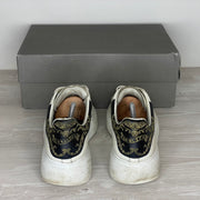 Alexander McQueen Sneakers, 'Hvid Læder' Flower Oversized (42) 🍌