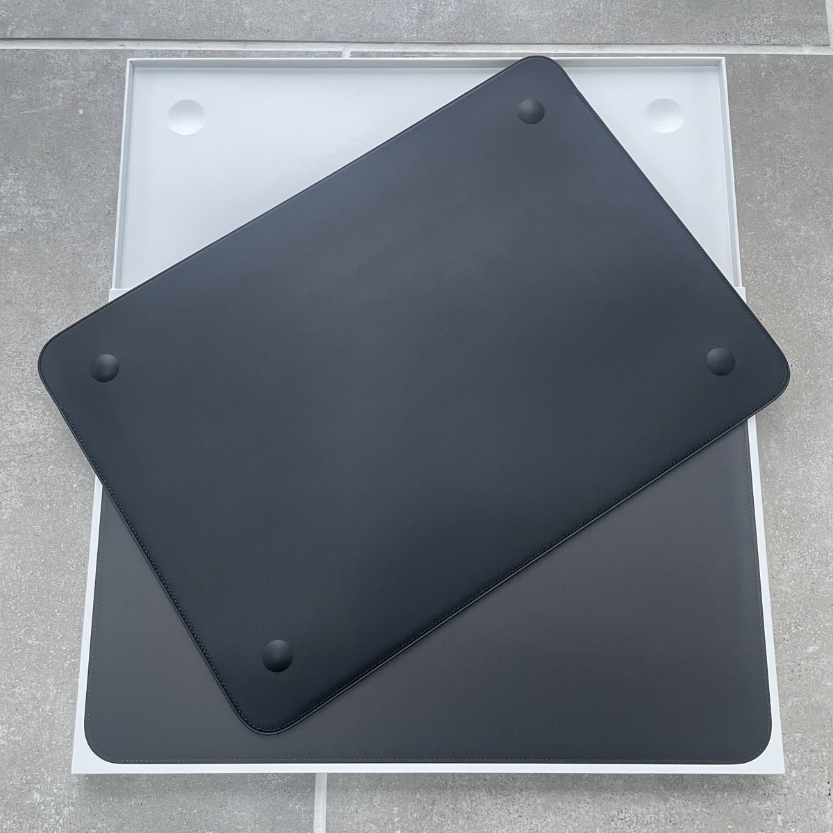 Apple Sleeve, Macbook Pro 15" Læder-sleeve (Sort) 💻
