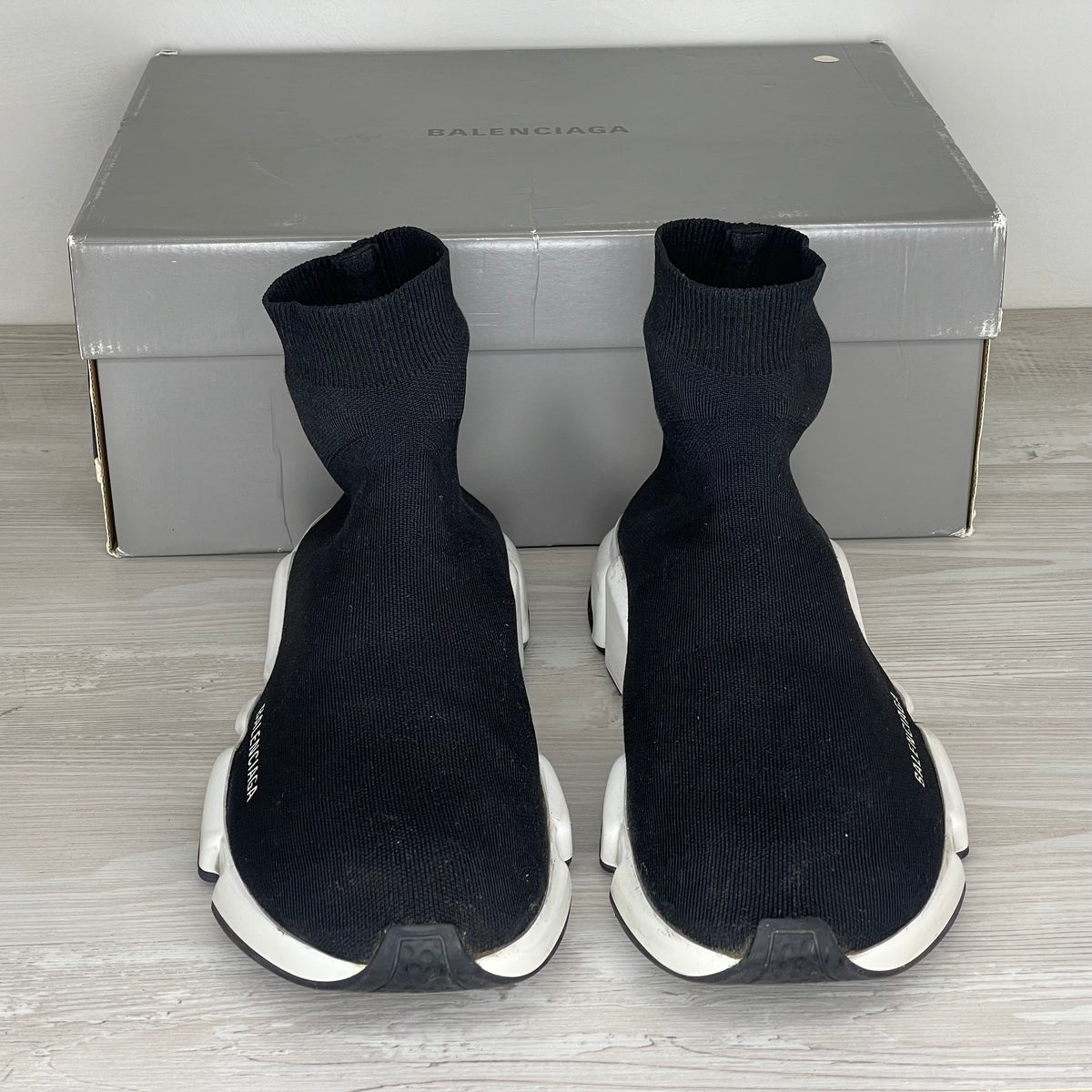 Balenciaga Sneakers, Herre 'Sort' Speed Trainers (44) 🎩