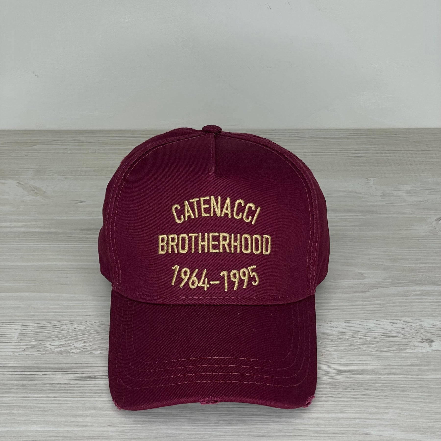 Dsquared2 Cap, Unisex 'Bordeaux Rød' Catenacci Brotherhood (Onesize) 🎩