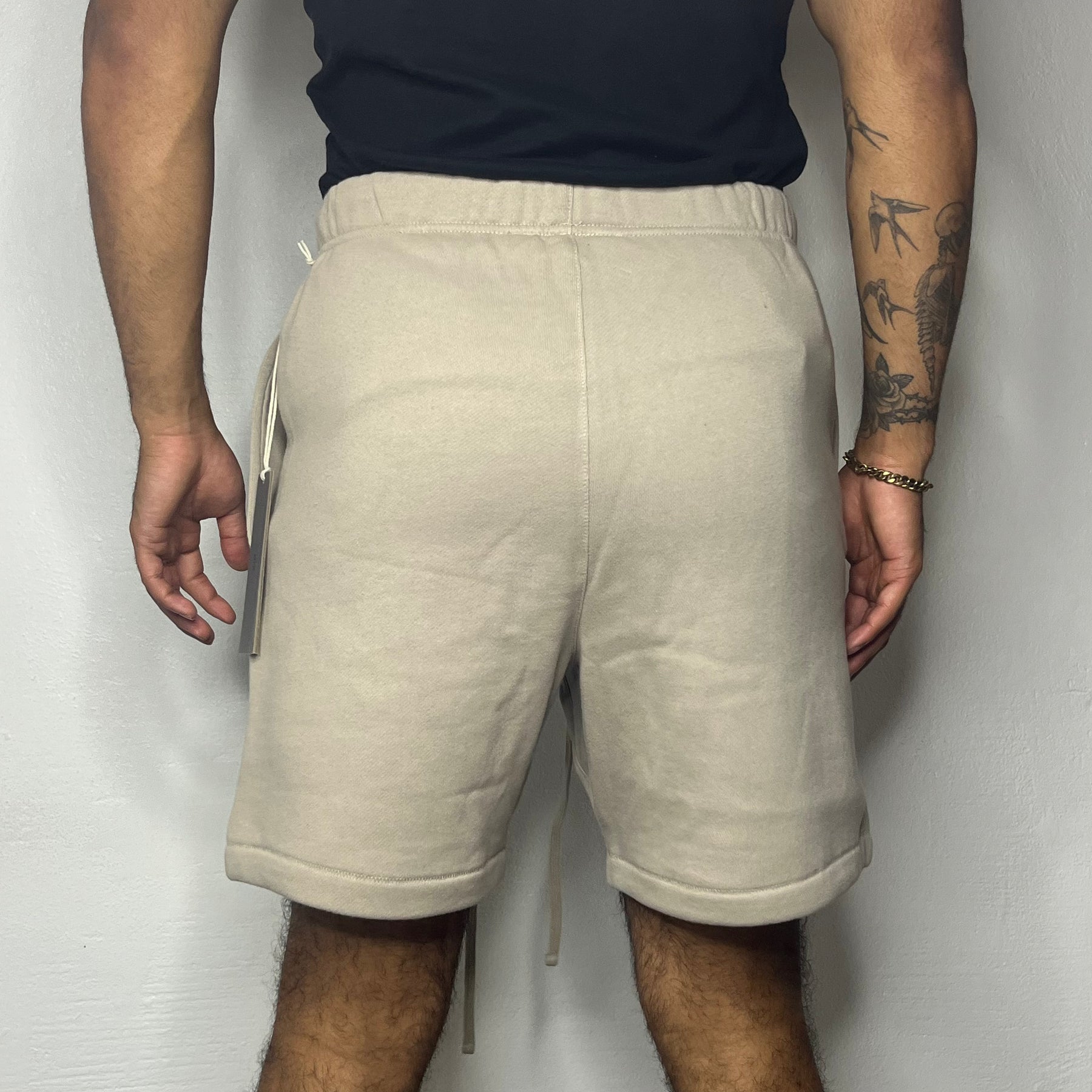 Fear of God Essentials Shorts, 'Smoke' (Small) 🧁