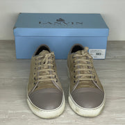 Lanvin Sneakers, Herre 'Beige' Mat Toe (45) 🏀