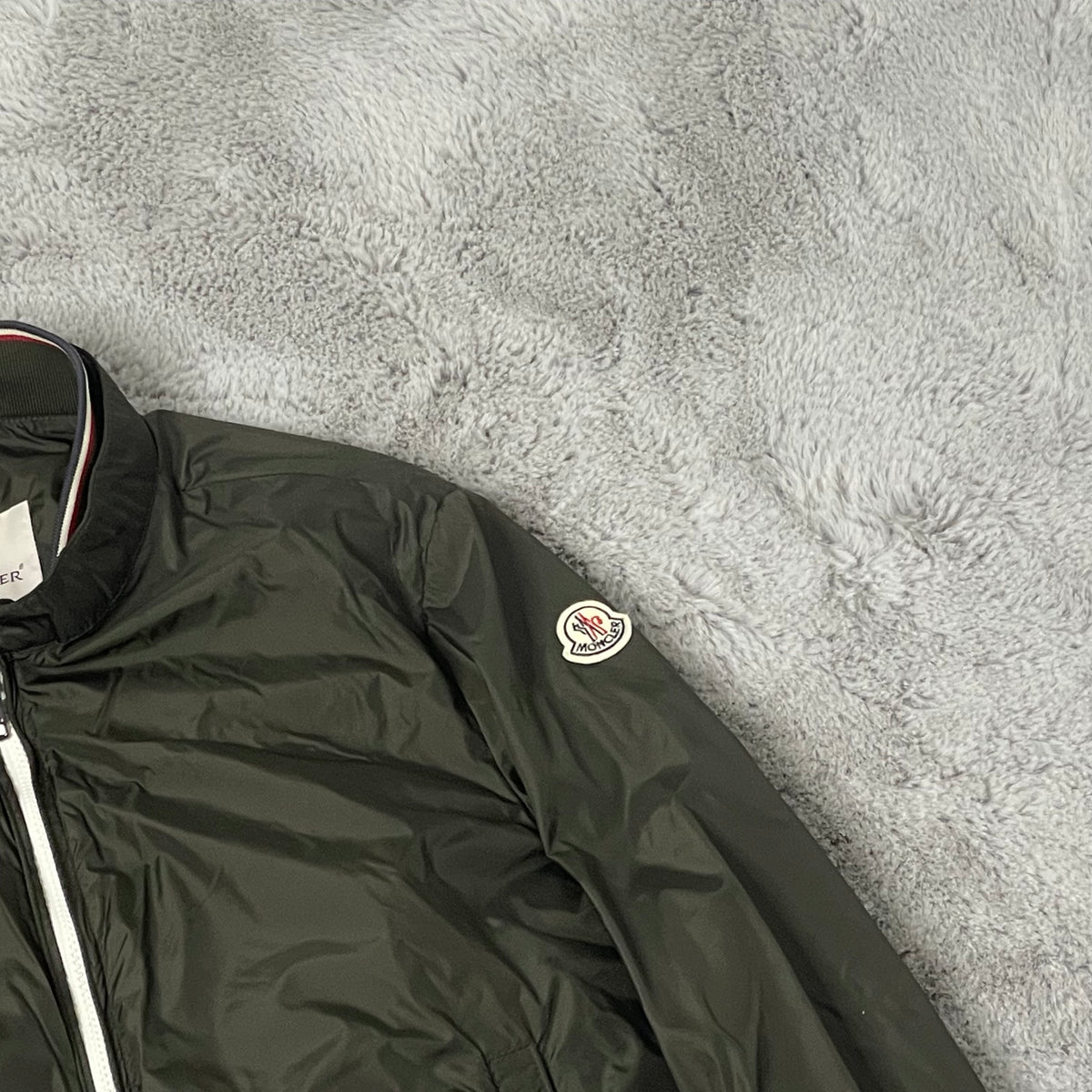 Moncler Vindjakke, Herre 'Army Grøn' Miroir Giubbotto (M3) 🫒